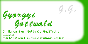 gyorgyi gottwald business card